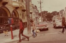 Haight-Ashbury Area San Francisco CA Street Life Photo Vtg 1973 People Cars Dog picture