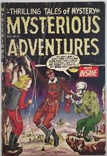 Mysterious Adventures #22 HY FLEISHMAN COVER Pre-Code Horror 1954 Gold Age Poor picture