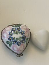 New Heart With Heart Genuine Limoges Box picture