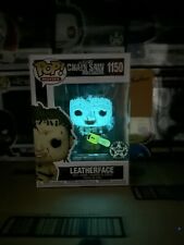 Trapper Customs Funko Pop Texas Chainsaw Massacre Leatherface Bloody Blue GITD picture