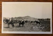 RPPC Marfa Texas c1916 Postcard Cowboys On the Range Old West picture