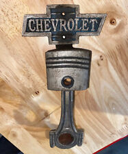 Chevrolet Chevy Door Handle Collector Solid Metal Patina Finish Sinclair Exxon picture