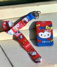 Super Cute, Fun, Kawaii Hello Kitty Lanyard, with ID / Bank Card / Badge Holder picture