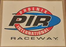 Vintage Phoenix International Raceway Decal Sticker NOS NEW Unused VTG PIR  picture
