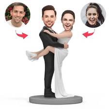 Wedding Pose Custom Bobblehead With Engraved Text picture