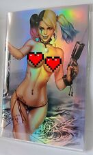 Foil Hard Numbered 8/10 By Ebas Topless Hardlee Thinn NM  Limited Edition 🔥🔥 picture