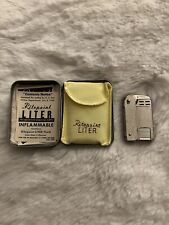 Vintage 1940’s Ritepoint Lighter, Box ,Bag Directions Booklet, Doesnt Light picture