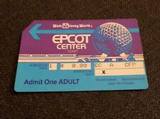 EPCOT 1982 Preopening Cast Member & Contractor Vintage Disney World Ticket Pass picture