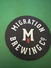 Migration Brewing Co  Beer Coaster Portland OR picture