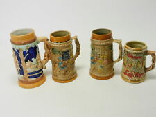 Lot of 4 Vintage German Style Beer Steins Made in Japan - Las Vegas, German  picture