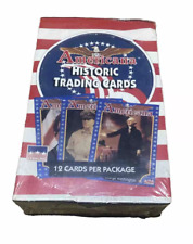 1992 STARLINE AMERICANA HISTORIC TRADING CARDS SEALED 36 PACK BOX picture