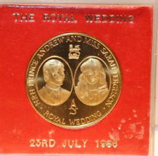 1986 Royal Wedding Coin Andrew/Sarah in Case picture