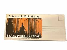 Vintage 1950s California State Park System Color Map & Guide Folding Travel picture
