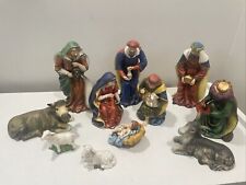 O'Well 11 Piece Nativity Set Figurines Scene Set  Up To 6