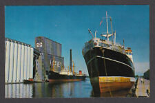 LaCordillera British Ship Superior Seaport Terminal Duluth MN postcard 1960s picture