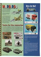 Dragon Warbirds Fighter Jets & Micro Tech Tanks - Vintage 2003 Toys PRINT AD picture