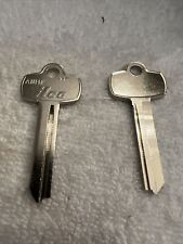 Lot Of 2 New Ilco 1A1F1 Key Blank Fits Best F Keyway A1114F Locksmith Uncut Lock picture