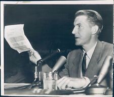1951 Robert Collier Special Counsel Ray Jenkins Testify Hoover Vintage Photo picture