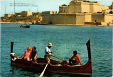 CPA ak malta - the dghajsa and the historic Fort st angelo (320366) picture