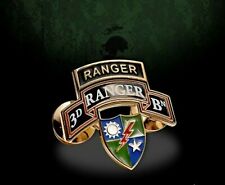 ARMY 3D RANGER BATTALION MILITARY LAPEL HAT PIN picture
