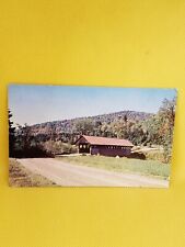 Postcard Old Covered Bridge In New England  #188 picture