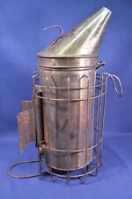 Vintage Bee Keeper Smoker Canister,Metal,Used picture
