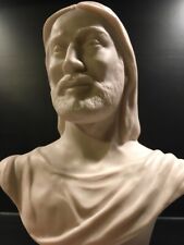Elegant White Bust of Jesus Christ the Redeemer in Composite Resin picture
