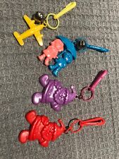 Vintage 80's Bell Charms Airplane, Boy & Girl and  Santas Pre-Owned Lot of 4 picture