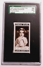 1935 Lloyd's Cinema Stars #51 NORMA SHEARER SGC 9 MINT picture