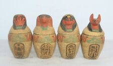 Rare Ancient Egyptian Pharaonic Antique 4 Canopic Jars BC Egyptology picture