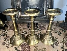 Vintage Brass Candle Holder solid picture