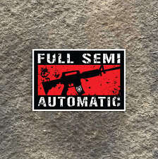 Full Semi Automatic (V1) Vinyl Decal picture