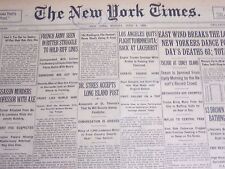 1925 JUNE 8 NEW YORK TIMES - LOS ANGELES QUITS FLIGHT TO MINNESOTA - NT 5406 picture