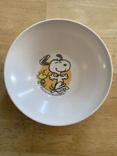 Vintage 1965 Peanuts Snoopy & Woodstock Plastic Bowl picture