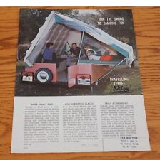 Vintage Brochure for the Travelling Teepee Pop-up Trailer, 1965 picture