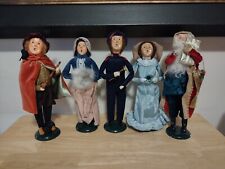 Vintage Byers Choice Christmas Carolers Lot of 5 Figures 1985-2010 picture