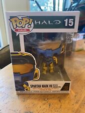 Funko Pop Halo Spartan VII Blue/Yellow Deco CONTAINS GAME CODE picture