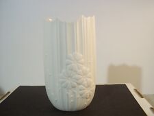 Kaiser W. German Uniquely Shaped Vase 7333 White Porcelain  7