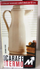 NEW IN BOX - Metro Thermal ALL-DAY INSULATED Vacuum Carafe - COFFEE / TEA / SOUP picture