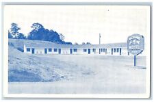St. Clairsville Ohio OH Postcard Richland Motel Exterior Building c1940 Vintage picture