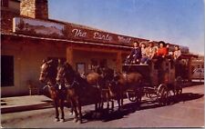 PC Guests of Hotel Last Frontier Hotel Riding on Stage Coach Paradise Nevada picture