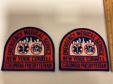 EMS New York Cornell Columbia Presbyterian collectable patches 2 total full size picture