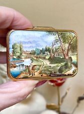 Halcyon Days John Constable Early 19th Century Scene “Flatford Mill” Enamel Box picture