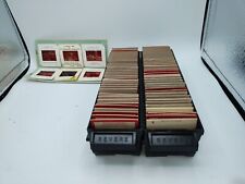 1950s Thru 1960s  vintage Lot of 82 color slides 35mm  Travel Areas And Holders picture