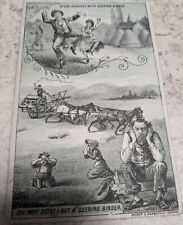 *RARE*  TRADE CARD C.C. GUNN DEERING TWINE BINDER WILLIAM DEERING ROCHESTER , NY picture