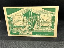 1947-1948 GIRL SCOUT CAMP POSTCARD 