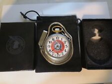 1927 16s Westclox Pocket Watch Indian Motorcycle Theme Dial & Case Runs Well. picture