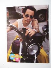 AC MCLEAN ON MOTORCYCLE PIN UP SUPERSTARS TEEN MAGAZINE CLIPPING PICTURE F12 picture