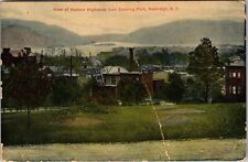 Newburgh NY-New York View Hudson Highlands from Downing Park Vintage Postcard picture