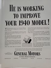 1935 General Motors Automobile Fortune Magazine Print Advertising Machinist picture